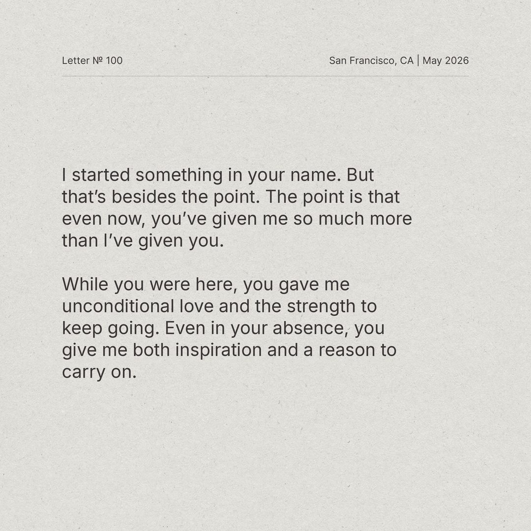 Letter Nº 100, page one